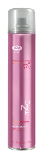 Лак за коса с нормална фикасция - Lisap Milano Lisynet One - Natural Hold 300 мл