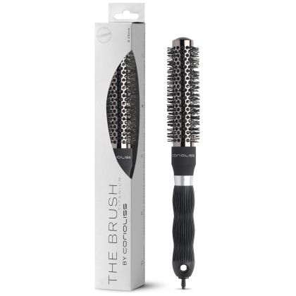 Професионална четка с променящи се цвета бодлички при достигане на оптимална температура - Corioliss Тhe Brush Тitanium 25 mm 