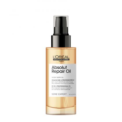 Серум олио за силно изтощена коса -- L'Oréal Professionnel Absolut Repair Oil Serum 10in1 - 90 мл.