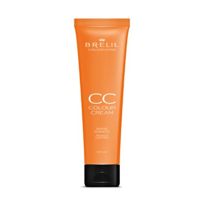 Оцветяващ CC Крем Манго Медно - Brelil Professional  CC Cream Mango Cooper -150 мл