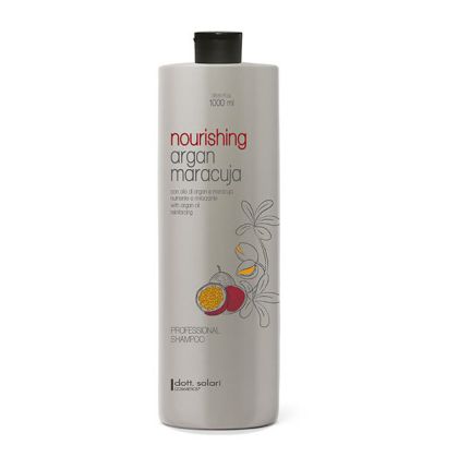 Подхранващ шампоан с арган и маракуя - Dott. Solari Professional Shampoo Nourishing Argan Maracuja 1000 мл