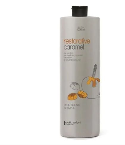 Възстановяващ шампоан с карамел - Dott. Solari Professional Restorative Caramel Shampoo 1000 мл