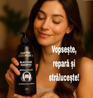 Оцветяващ шампоан за кафява коса за мъже за 10 минути - Softto Plus Brown Hair Shampoo 350 мл