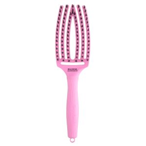 Професионална четка с глигански косъм (лимитирана серия)- Olivia Garden Finger Combo Think Pink Brush Special Edition