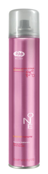 Лак за коса с нормална фикасция - Lisap Milano Lisynet One - Natural Hold 300 мл