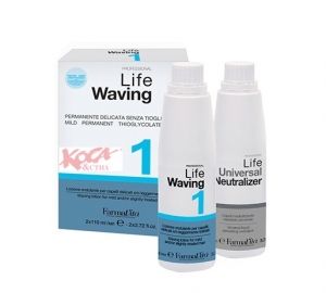 Комплект къдрин за студено къдрене за нормална коса - Farmavita Waving N1-2 x110 мл (къдрин + фиксаж)