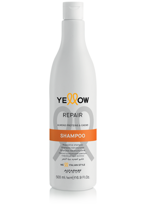 Възстановяващ шампоан за суха коса с какаово масло - Yellow Alfa Parf Repair Shampoo 500 мл