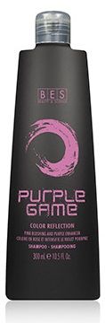 Оцветяващ шампоан Лилава игра (розово) - BES Color Reflection Shampoo Purple Game 300 мл