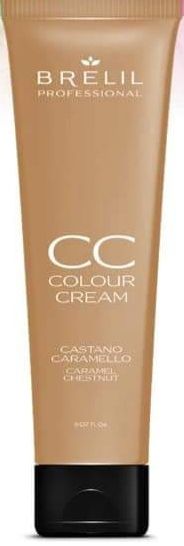 Оцветяващ CC Крем Карамелено Кафяво - Brelil Professional  CC cream Caramel Chestnut -150 мл