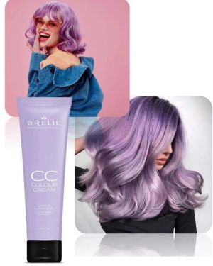 Оцветяващ CC Крем Лавандула Виолет - Brelil Professional CC Cream Lavender Violet-150 мл