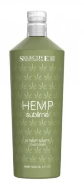 Хидратиращ балсам с коноп за суха коса - Selective Professional Hemp Sublime Ultimate Luxury Conditioner 1000 мл