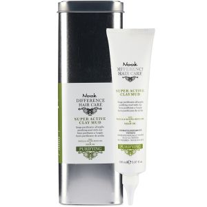 Почистваща глина за мазен и сух пърхот -  Nook Purifying Super Active Clay Mud 150 мл