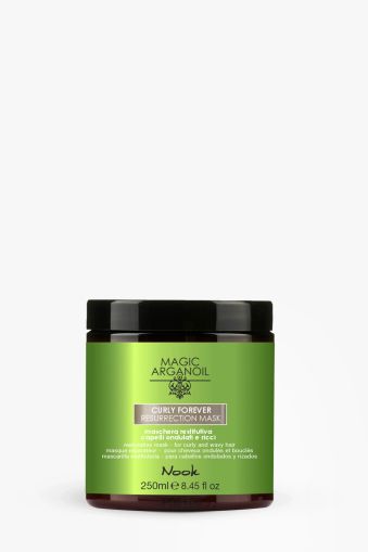 Маска за еластични къдици с масло от манго, авокадо и арган - Nook Magic Arganoil Curly Forever Maschera Restitutiva 250  мл