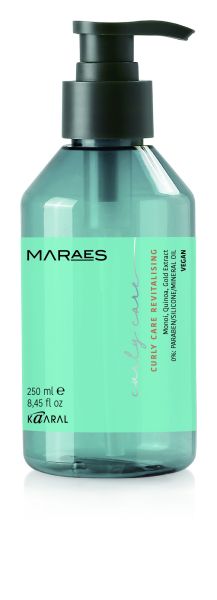Лек стилизиращ флуид за къдрави и чупливи коси - Kaaral Maraes Curly Care Revitalising Fluid 250 мл