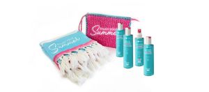 Слънчев комплект с подарък плажна кърпа и несесер - Hair Company Sea Breeze 