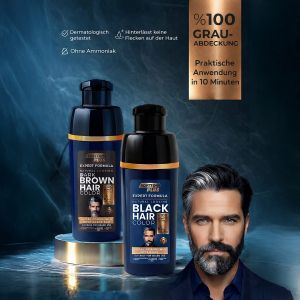 Мъжка боя за коса за 10 минути  - Черно - Softto Plus Expert Formular Hair Color Black 400 мл